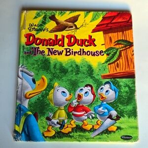 1956 Disney Donald Duck And The New Bird House Book